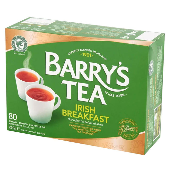 Barry's Irish Breakfast Tea 80 Bags - British Bundles