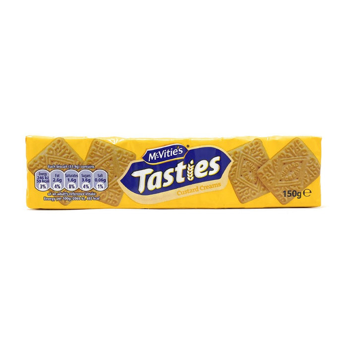 McVities Tasties Custard Creams 150g - British Bundles