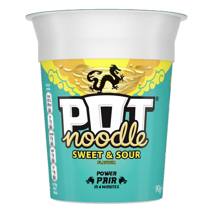 Pot Noodle 90g Varieties (8 Flavours) - British Bundles