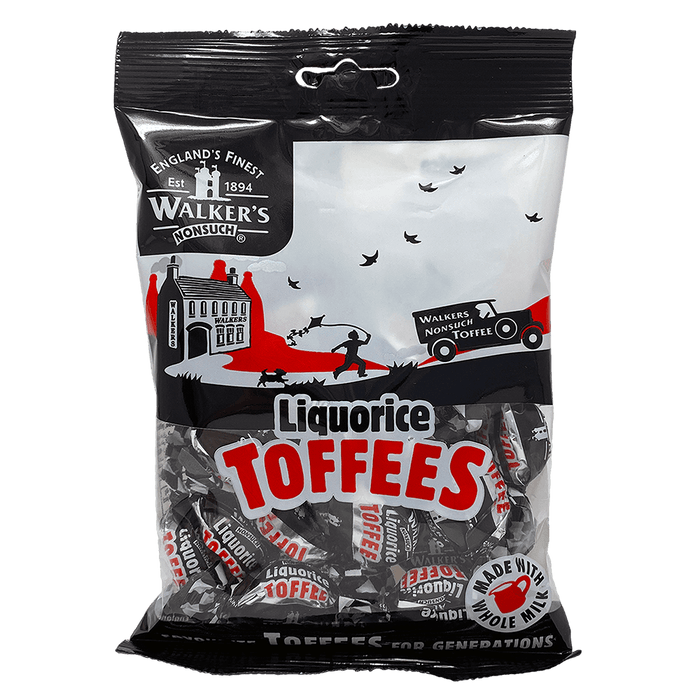 Walkers Nonsuch Liquorice Toffees 150g - British Bundles