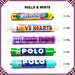 Rolls and mints included in the Classic Fruity and Fizzy Sweets Gift Box
