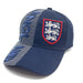 England 3D Embroidered Cap Navy - British Bundles