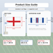 England Car Flag Set with Fleece Scarf - British Bundles