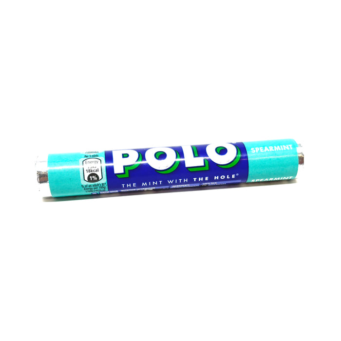 Polo Spearmint mint roll front packaging