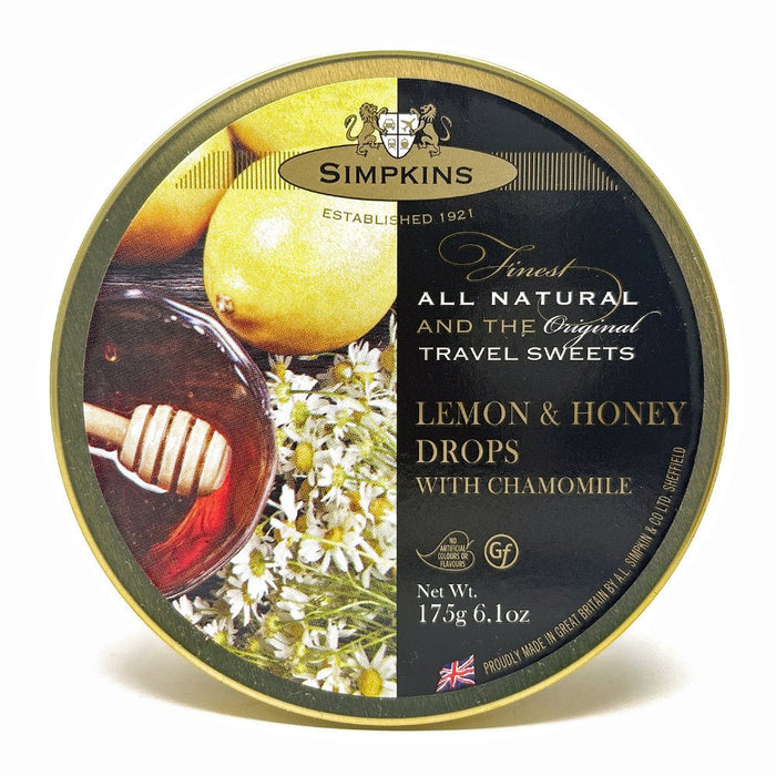 Simpkins Lemon and Honey Drops with Chamomile 175g - British Bundles