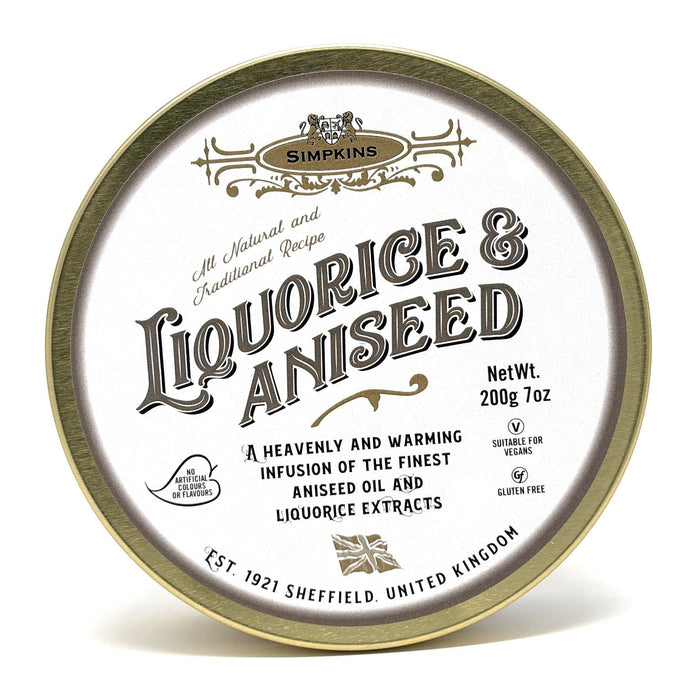Simpkins Liquorice and Aniseed Drops 200g - British Bundles