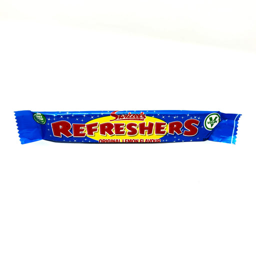 Swizzels Refreshers Original Lemon Chew Bar 18g in blue wrapping