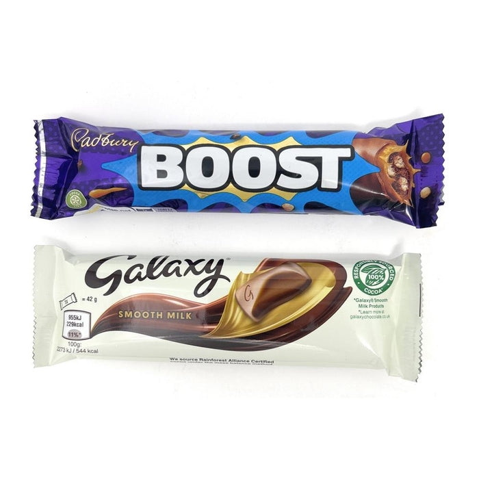 UK Chocolate Bars 10 Pack – Mixed Variety Lotsbox - British Bundles