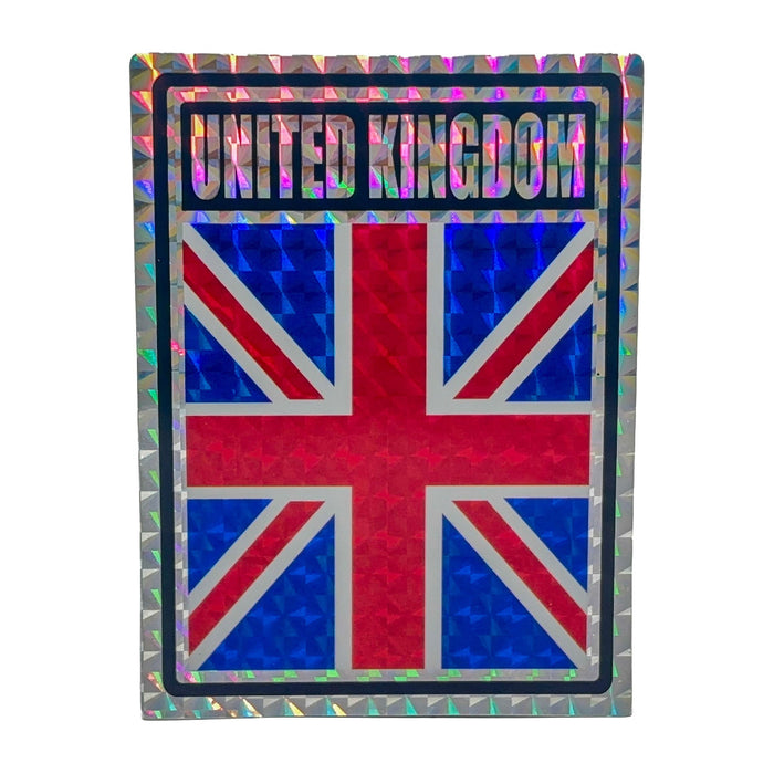 Union Jack Reflective Vinyl Sticker - British Bundles