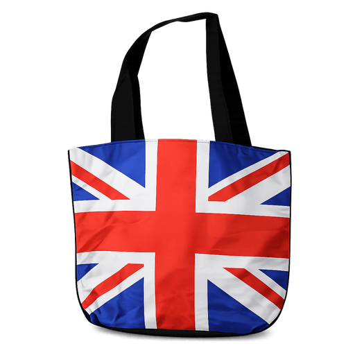 Union Jack Tote Bag Zippered 15in - British Bundles