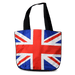 Union Jack Tote Bag Zippered 15in - British Bundles