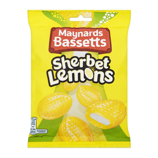 Maynards Bassetts Sherbet Lemons 192g - British Bundles