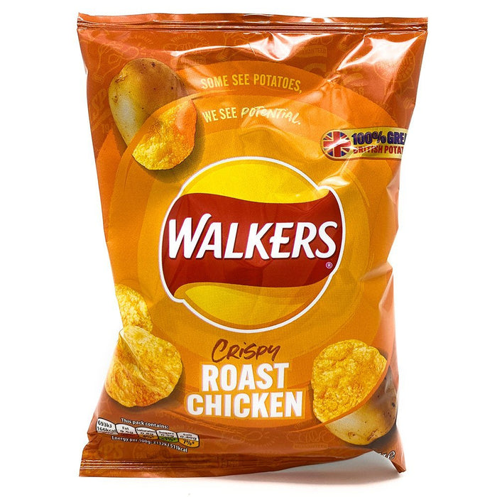 Walkers Roast Chicken Crisps 32.5g - British Bundles